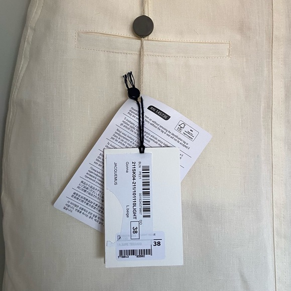 Jacquemus light-beige Terraio skirt size 38 = US 6 - Picture 9 of 9